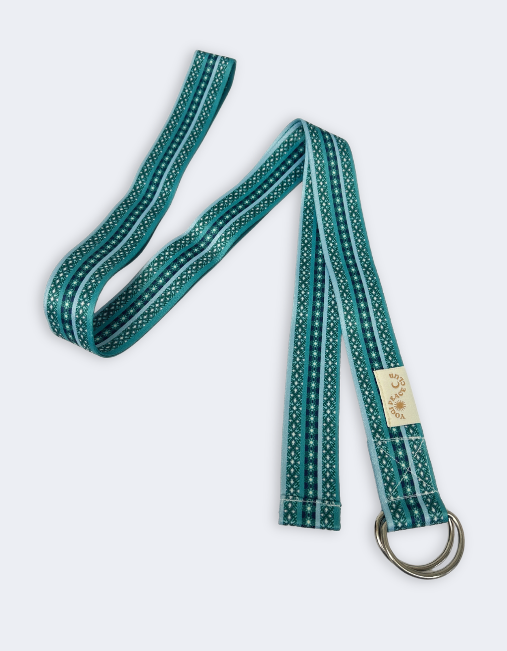 D-Ring Yoga Strap - Mint Tea
