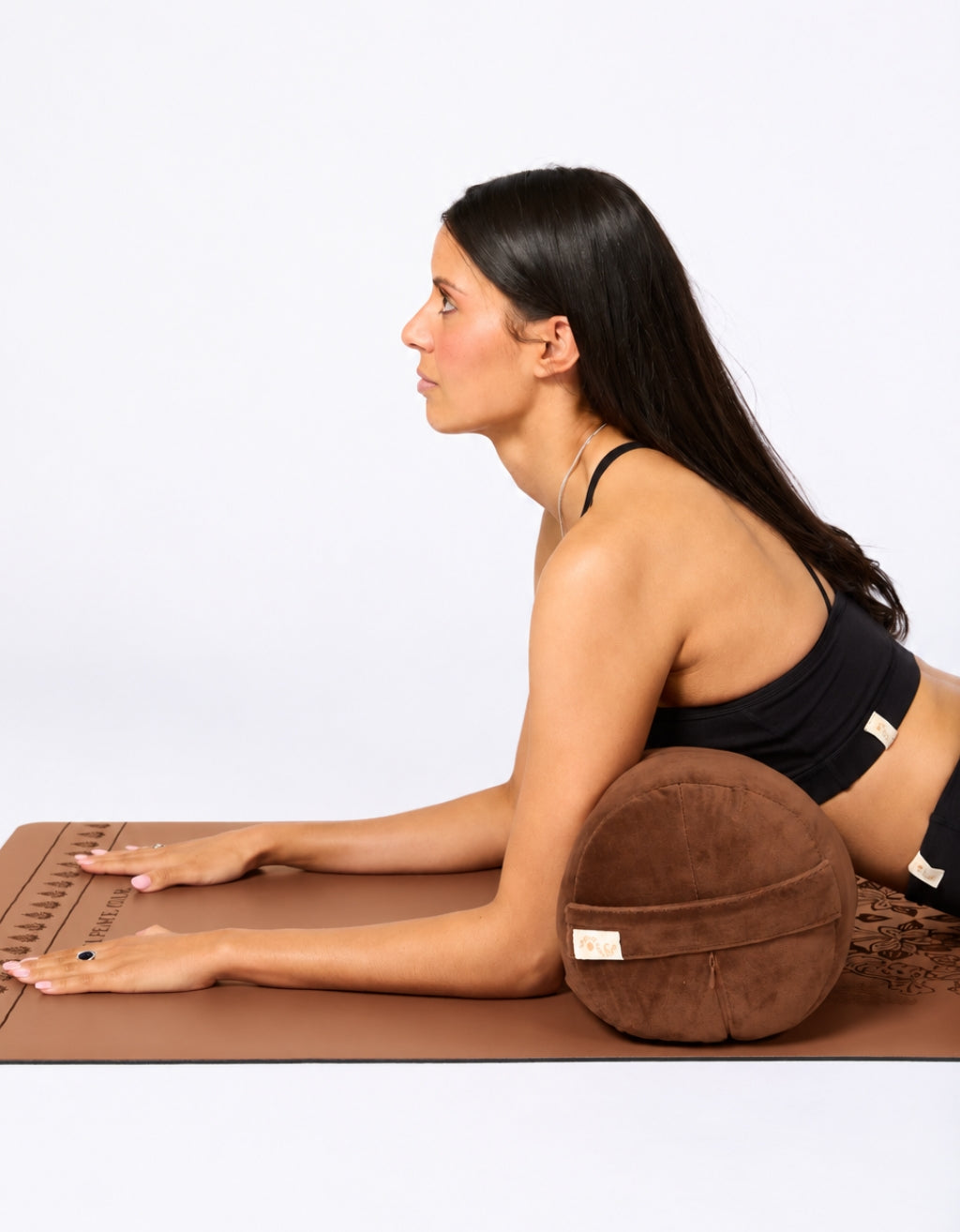 Deluxe 5 mm Velvet Yoga Bundle - Chai