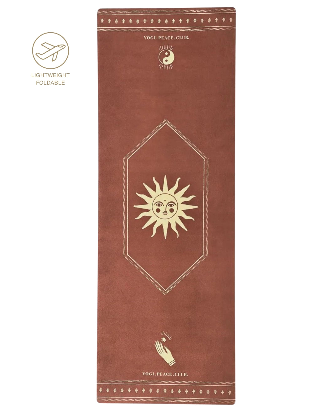 Travel Yoga Mat Ceremony Cinnamon 1 mm