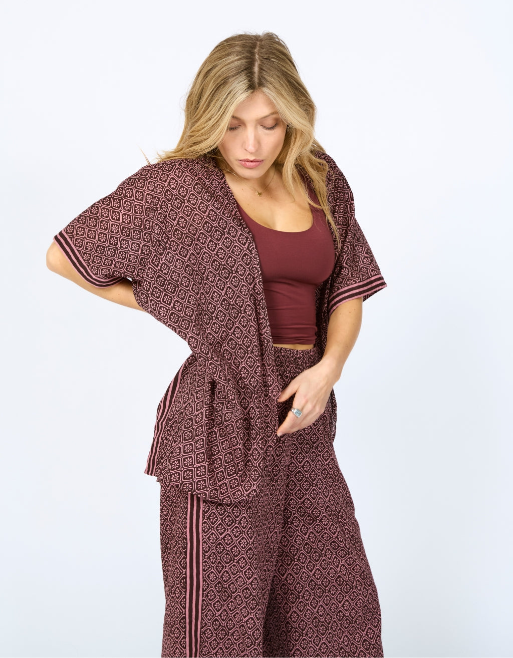 Cotton Yoga Kimono - Rani