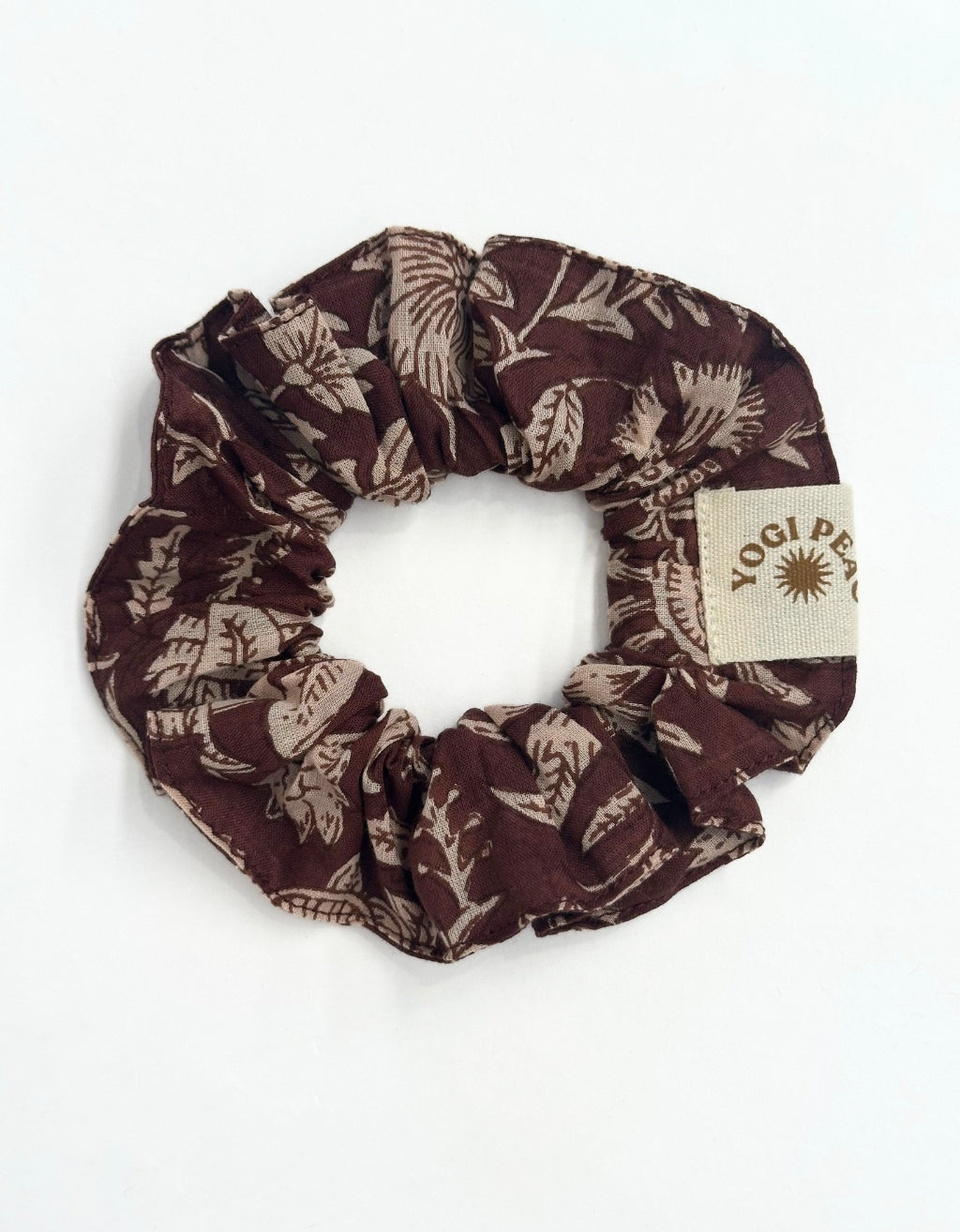 Yoga Scrunchie - Shanti Choc