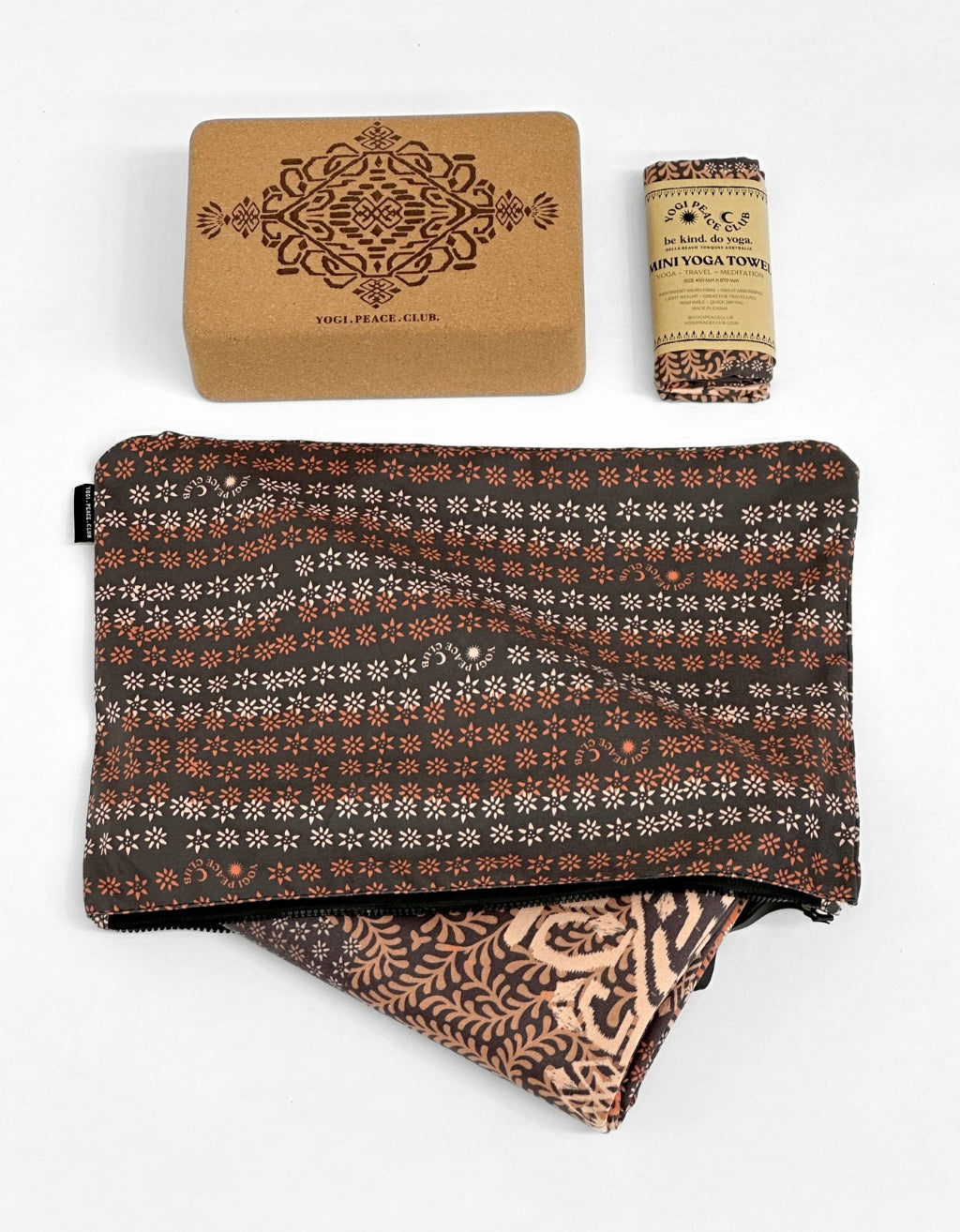 Travel Yoga Mat Bundle - Nomad 1 mm