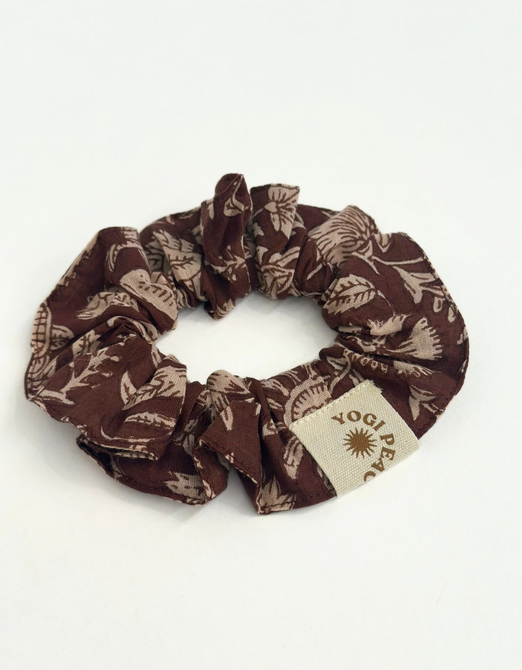 Yoga Scrunchie - Shanti Choc