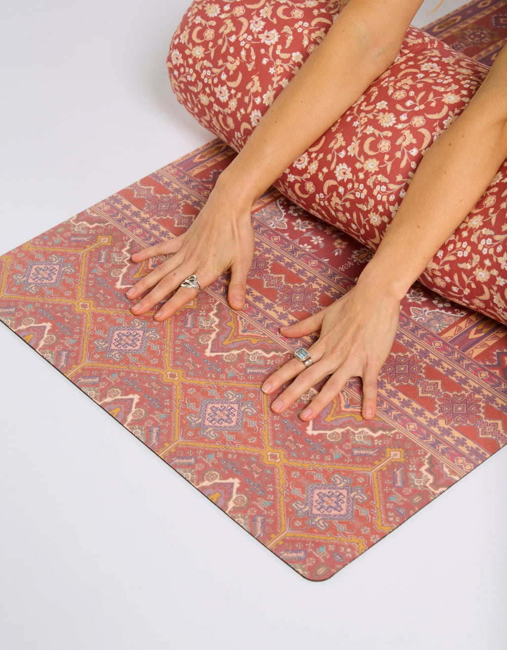 Printed Desert Terracotta Yoga Mat 4 mm