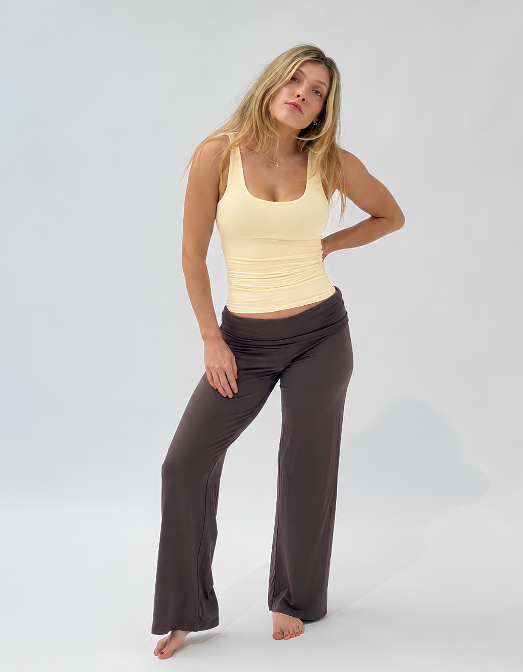 Bamboo Singlet - Butter
