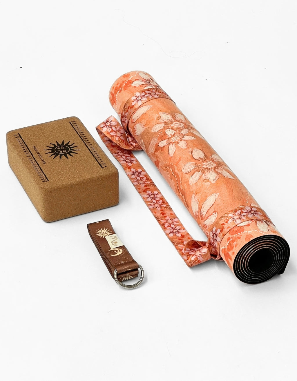 Printed Yoga Mat Bundle - Malara Rise Printed 4mm
