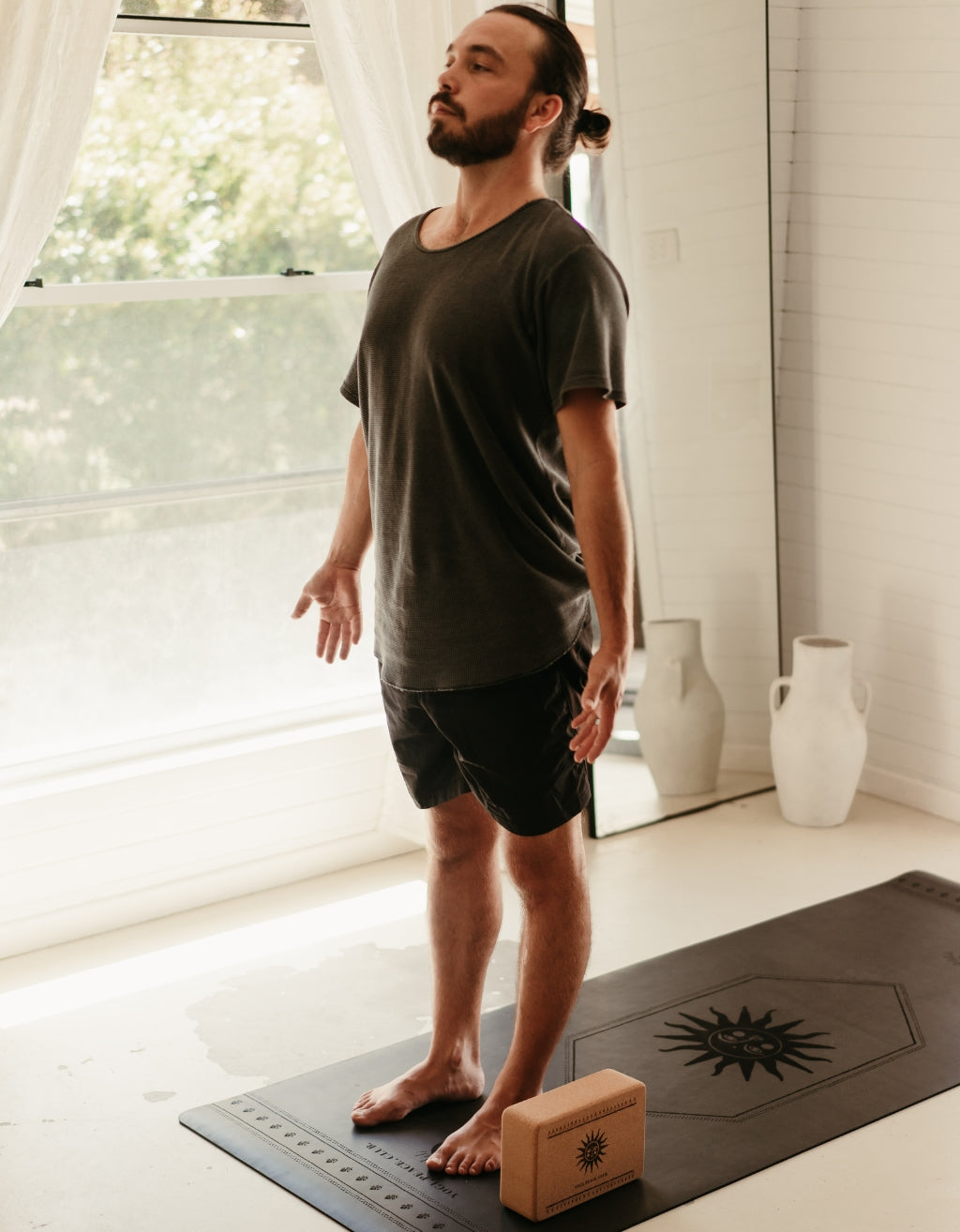 Deluxe Black Yoga Mat 5 mm