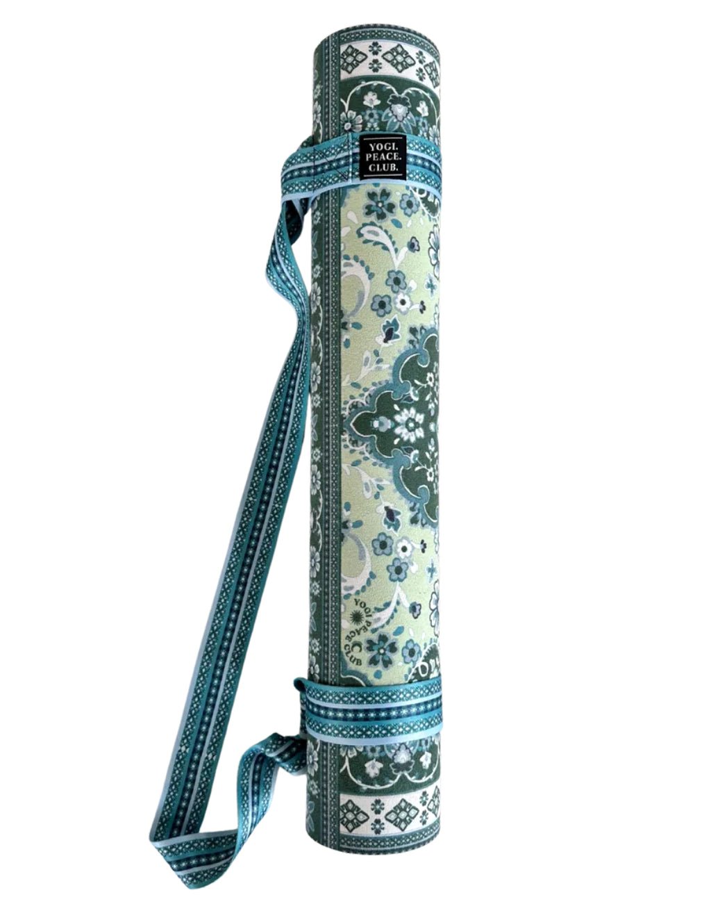 4 mm Mint Tea Yoga Mat + Strap - Yogi Peace Club - YOGA MAT