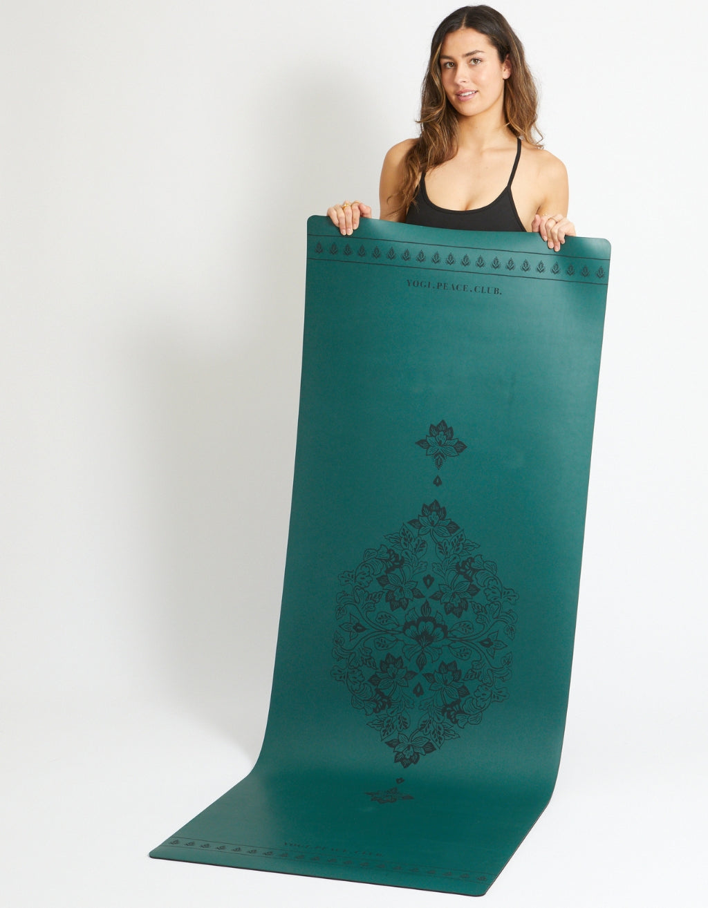 Deluxe Lotus Forest Yoga Mat 5 mm