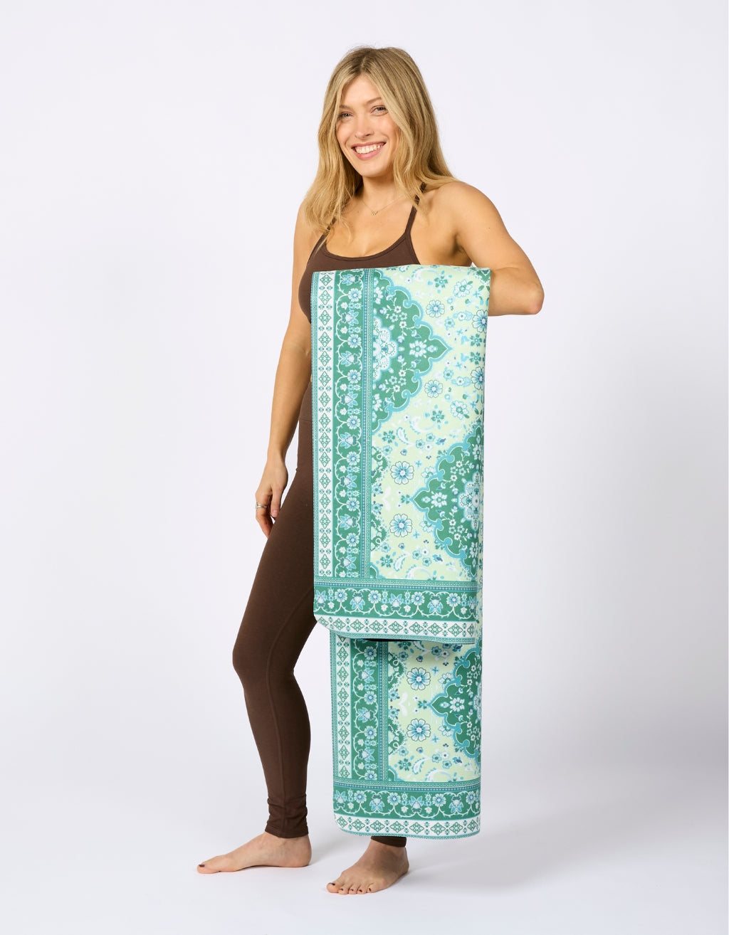 Travel Yoga Mat Mint Tea 1 mm