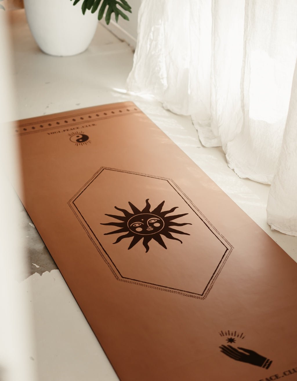 5 mm Deluxe Spice Yoga Mat + Strap - Yogi Peace Club - Yoga Mat