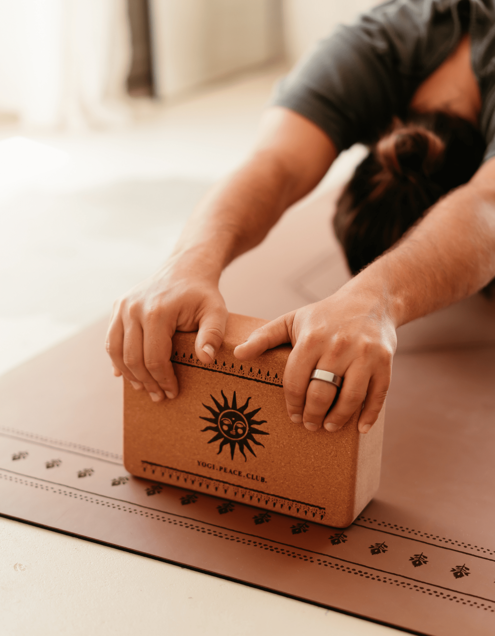 5 mm Deluxe Spice Yoga Mat + Strap - Yogi Peace Club - Yoga Mat