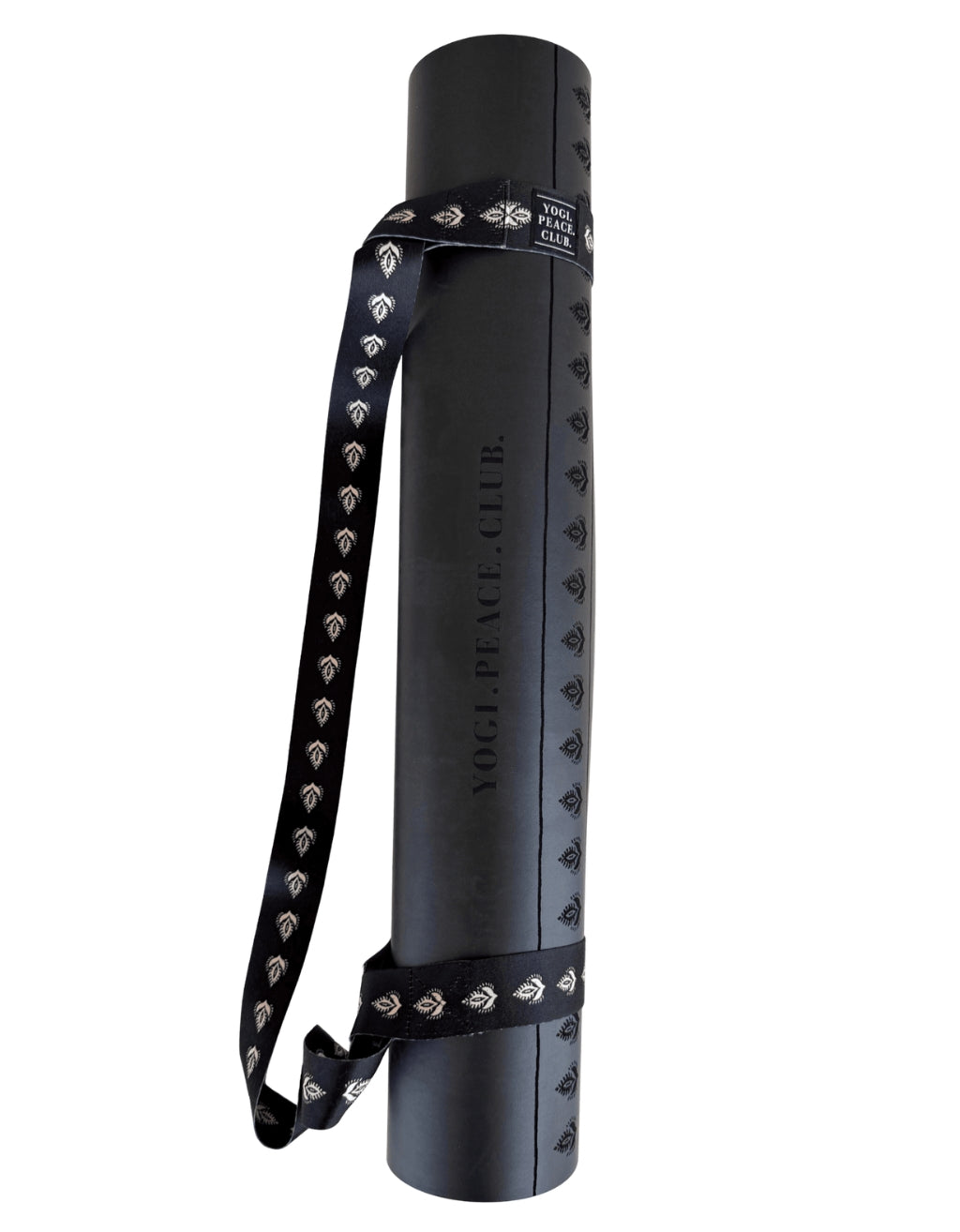 Deluxe Lotus Black Yoga Mat 5 mm