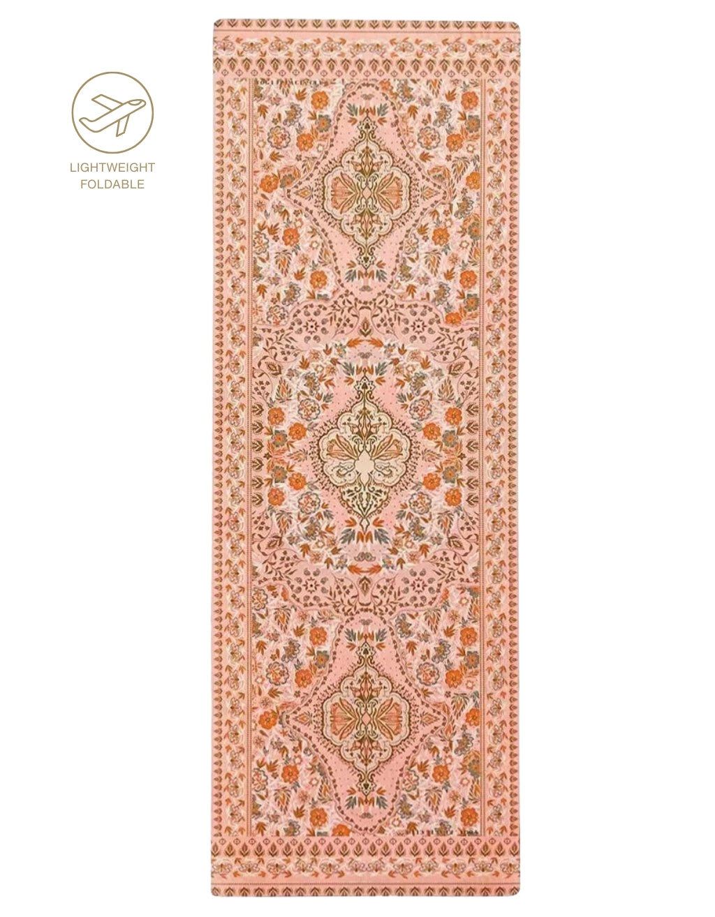 Travel Yoga Mat Salty Peach 1 mm