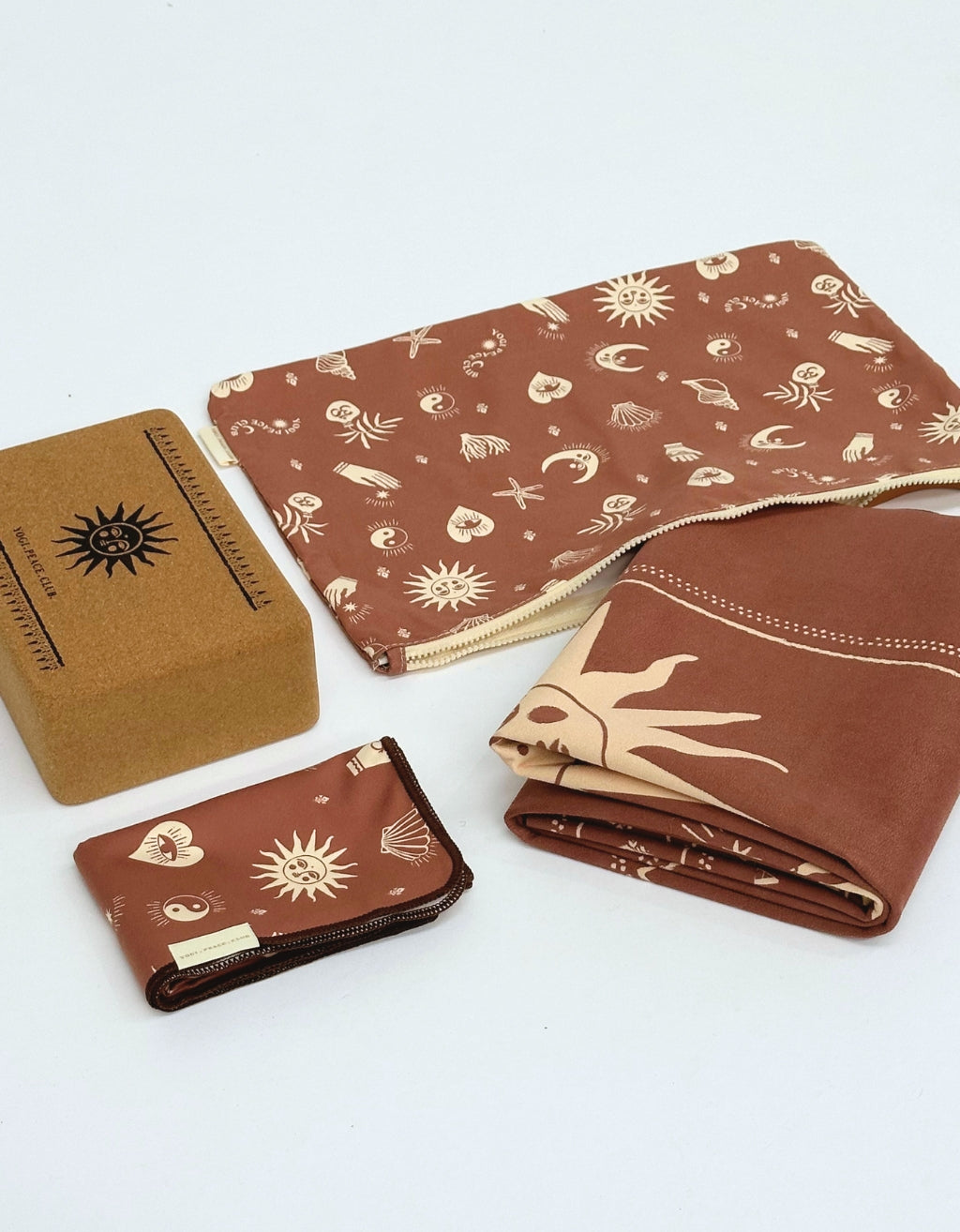 Travel Yoga Mat Pack - Cinnamon 1 mm