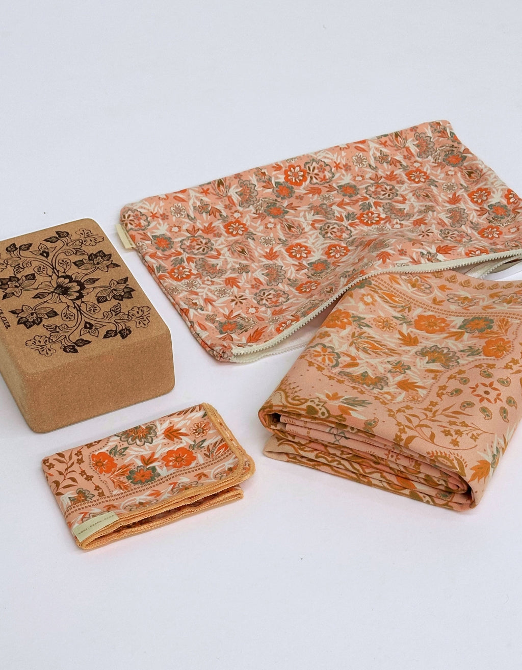 Travel Yoga Mat Pack - Salty Peach 1 mm