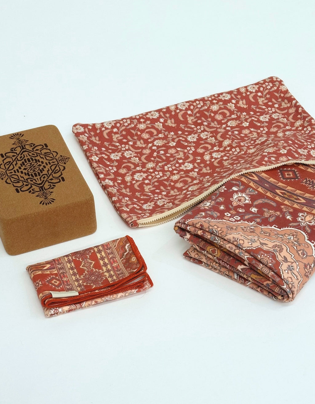 Travel Yoga Mat Pack - Desert Terracotta