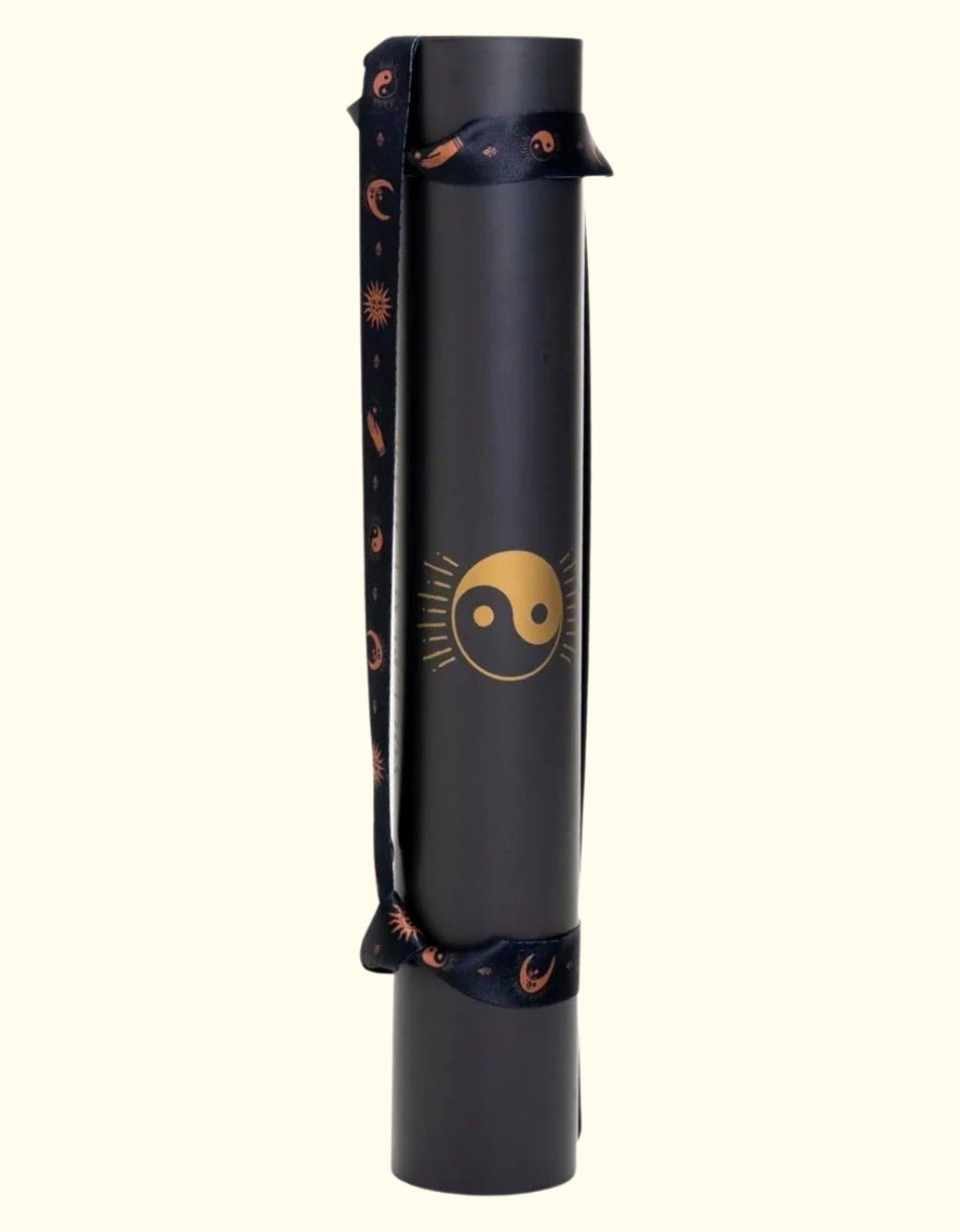 Deluxe Black + Gold Yoga Mat 5 mm