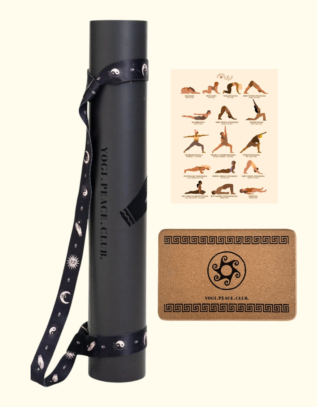 DAD GIFT PACK - DELUXE 5 MM YOGA MAT + BLOCK