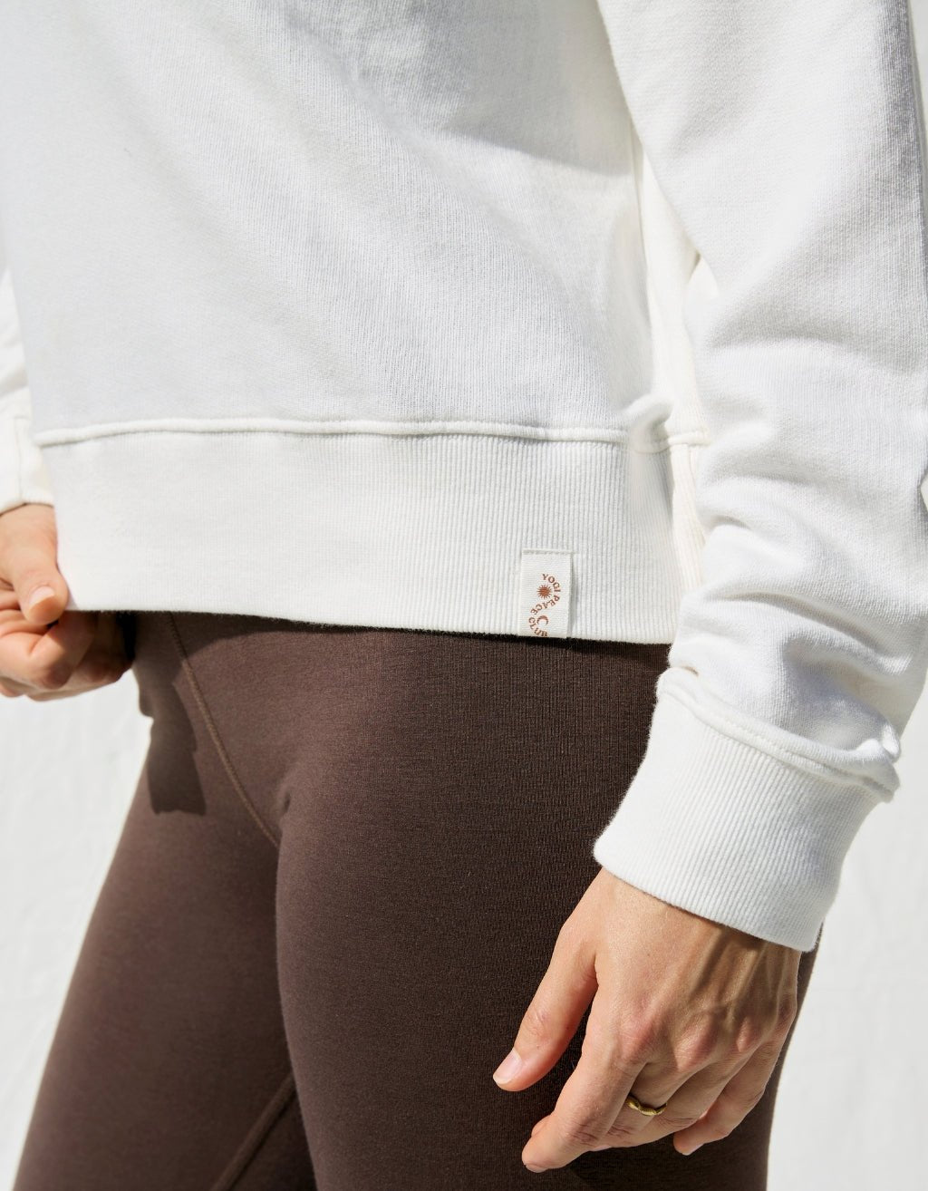 Be Kind Sweater - Cream - Yogi Peace Club - YOGA CLOTHING