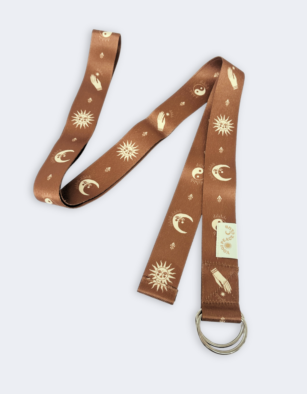D-Ring Yoga Strap - Clay