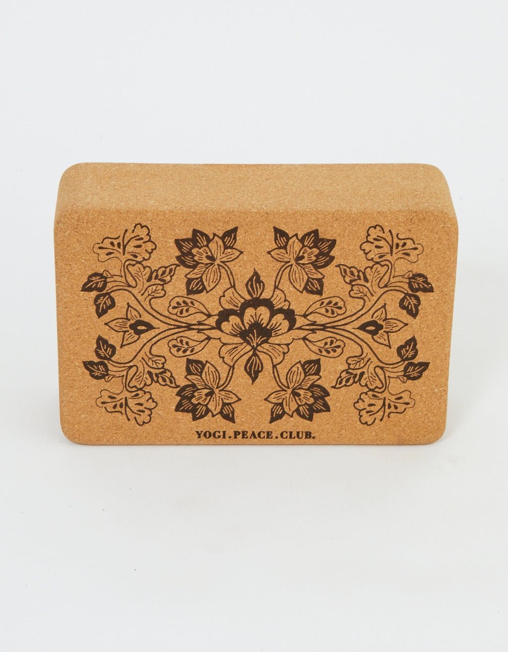 Cork Yoga Block - Lotus - Yogi Peace Club - Yoga Block