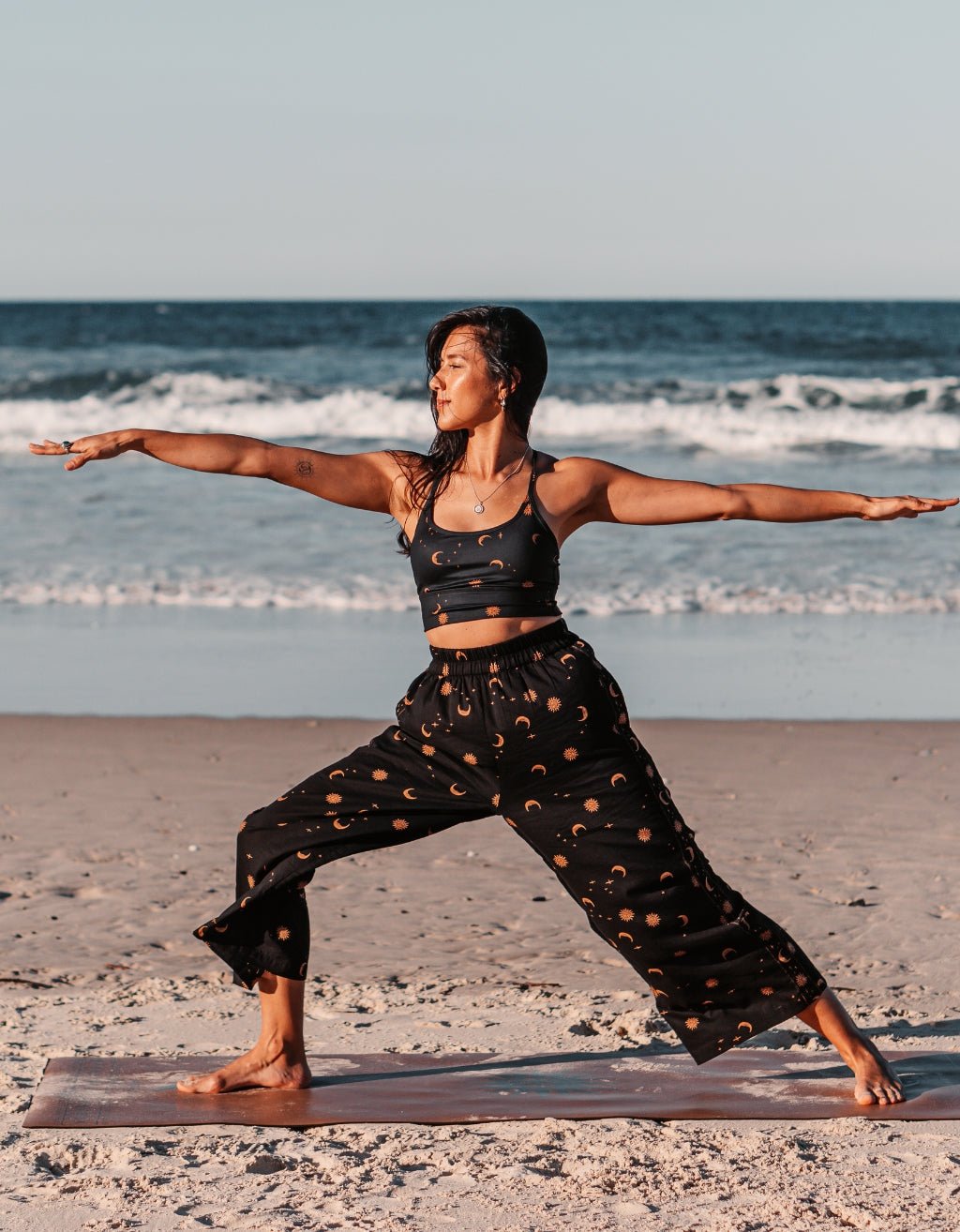 Cotton Yoga Pants - Mystic - Yogi Peace Club - YOGA PANTS