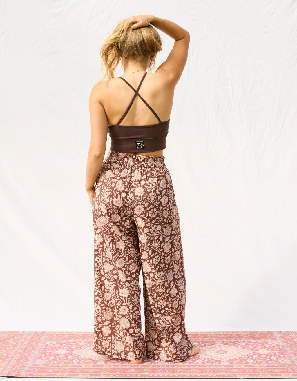 Cotton Yoga Pants - Shanti - Yogi Peace Club - YOGA PANTS
