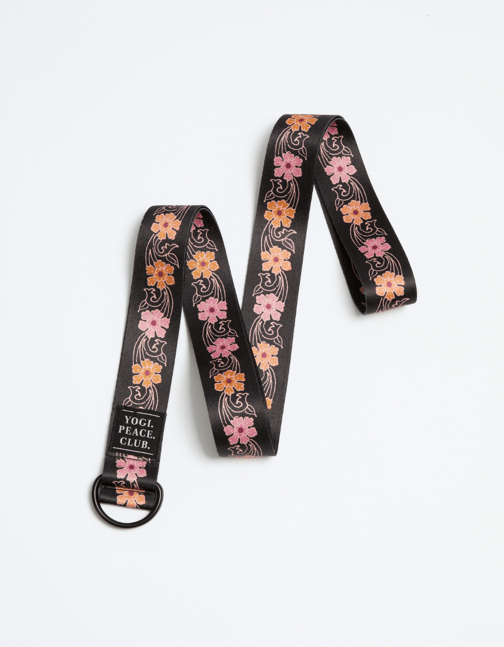 D - Ring Yoga Strap - Jasmine - COMING SOON - Yogi Peace Club - Yoga Accessories