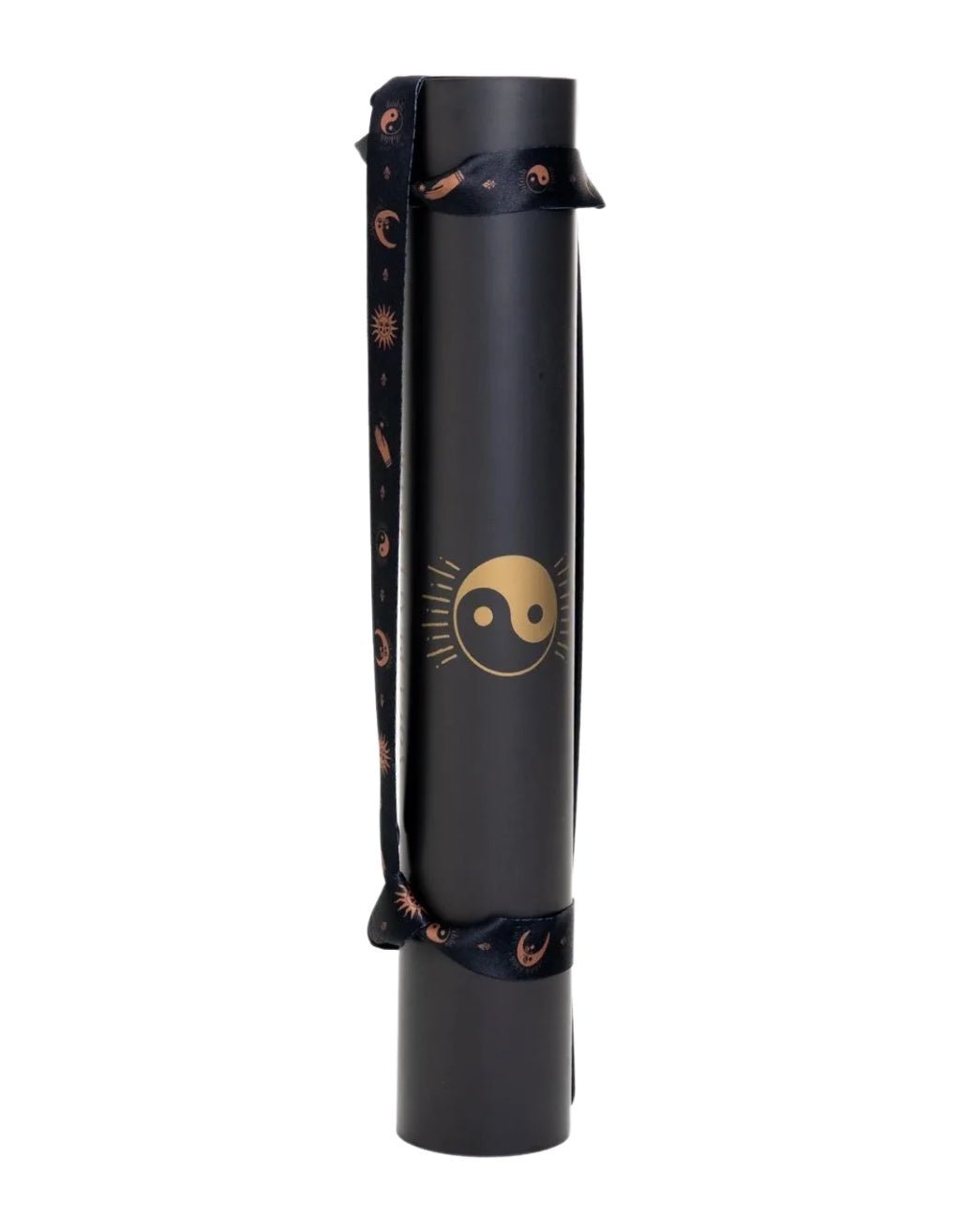 Deluxe Black + Gold Yoga Mat 5 mm - Yogi Peace Club - YOGA MAT