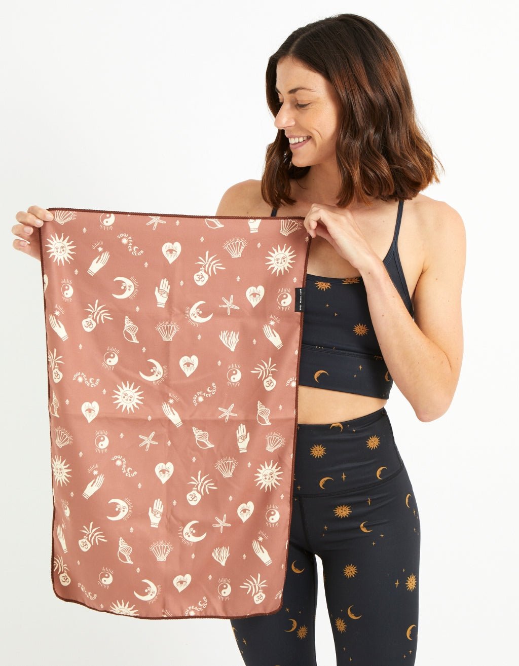 Mini Yoga Towel - Ceremony Cinnamon - Yogi Peace Club - Yoga Accessories