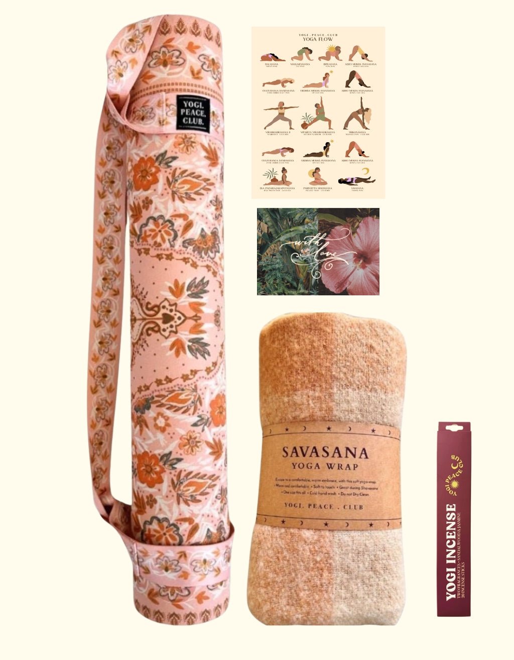 Mother's Day Bundle - Salty Peach - Yogi Peace Club - YOGA MAT PACK