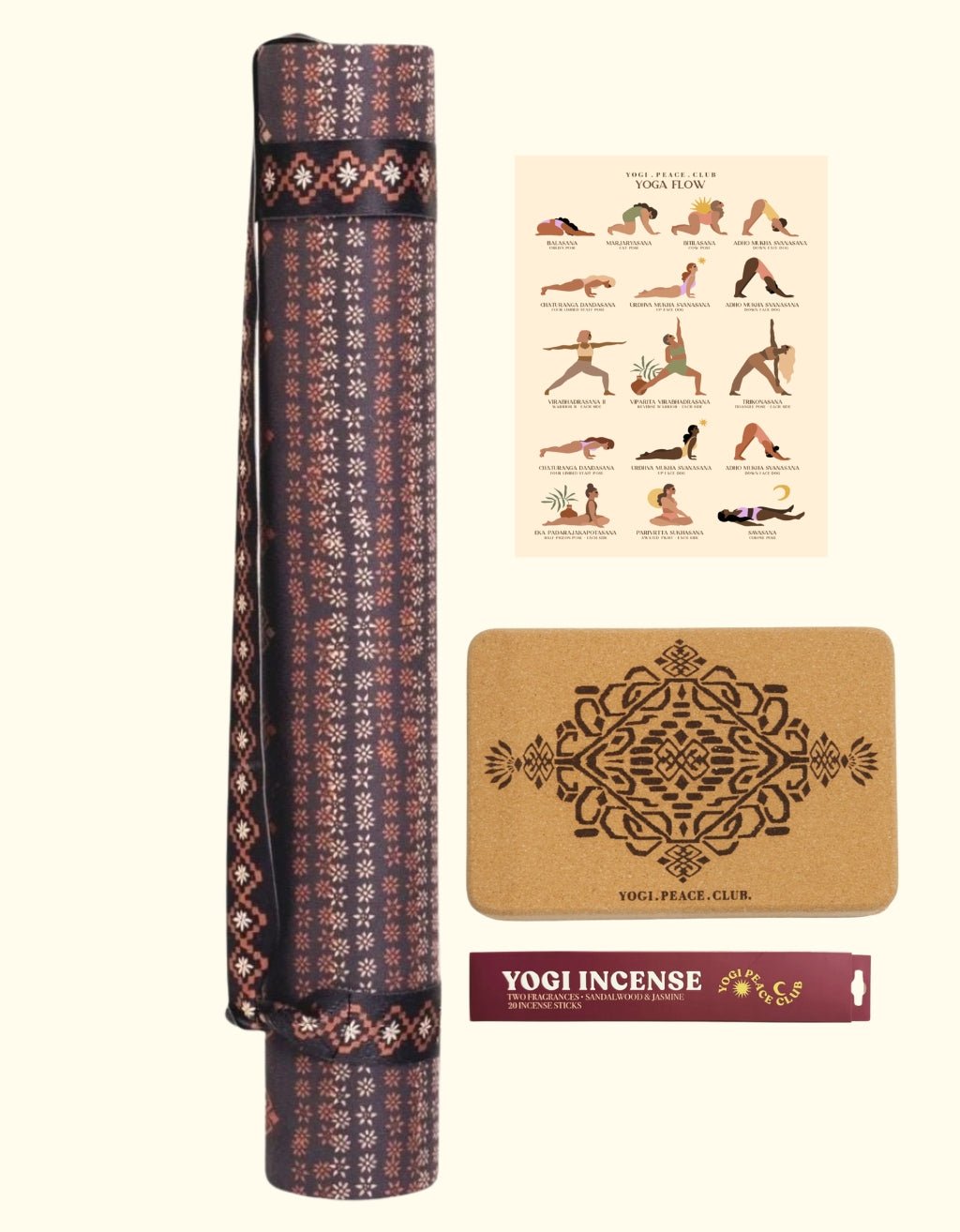 Original Yoga Mat Pack - Nomad 4 mm - Yogi Peace Club - YOGA PACK