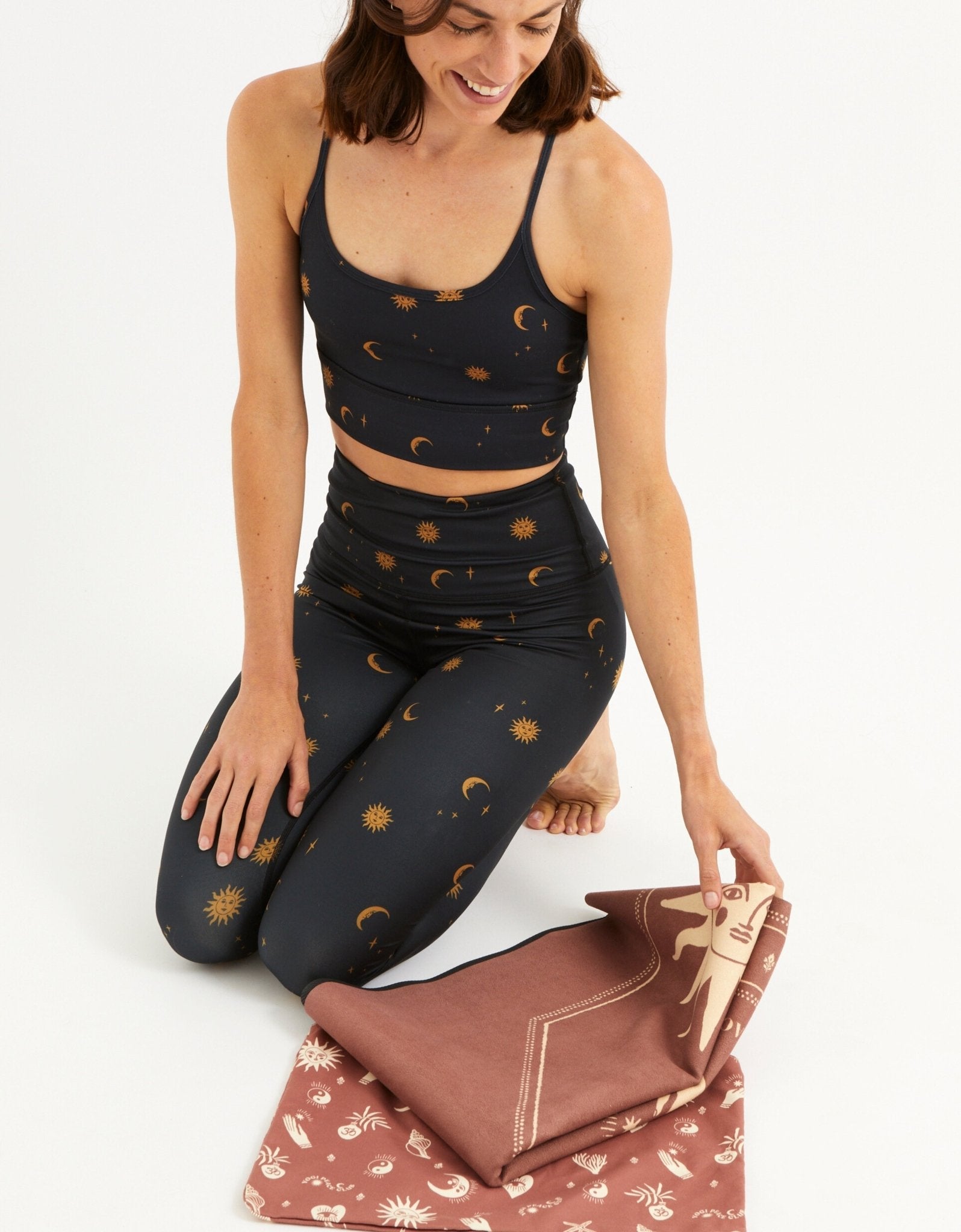 Travel Yoga Mat Ceremony Cinnamon 1 mm - Yogi Peace Club - YOGA MAT