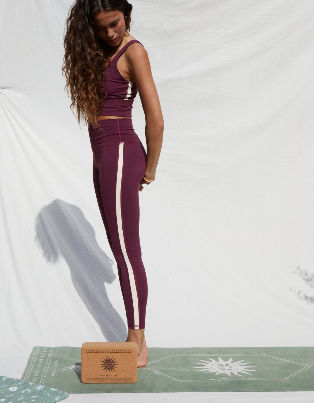 Travel Yoga Mat Ceremony Sage 1 mm - Yogi Peace Club - YOGA MAT