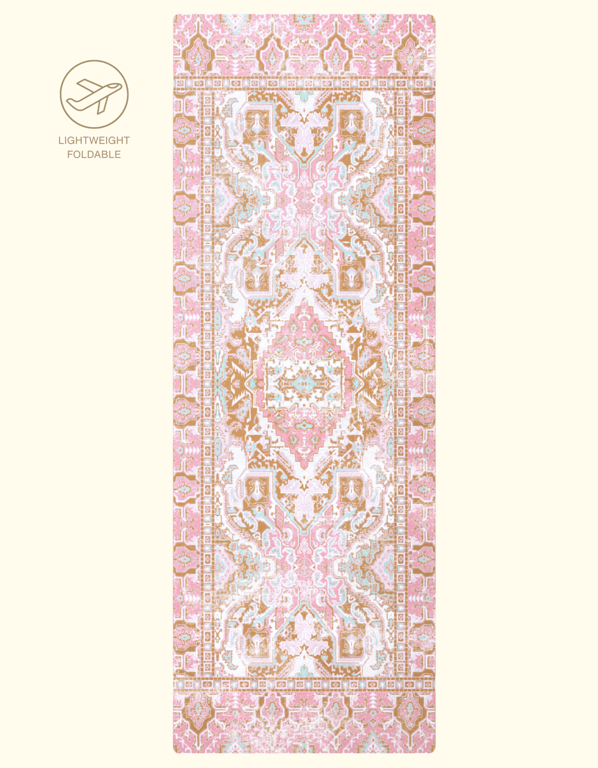 Travel Yoga Mat Oasis Pink 1 mm – Yogi Peace Club