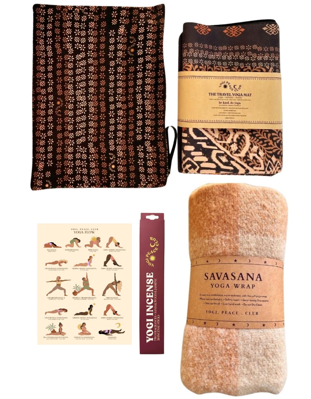 Travel Yoga Retreat Pack - Nomad - Yogi Peace Club - YOGA MAT