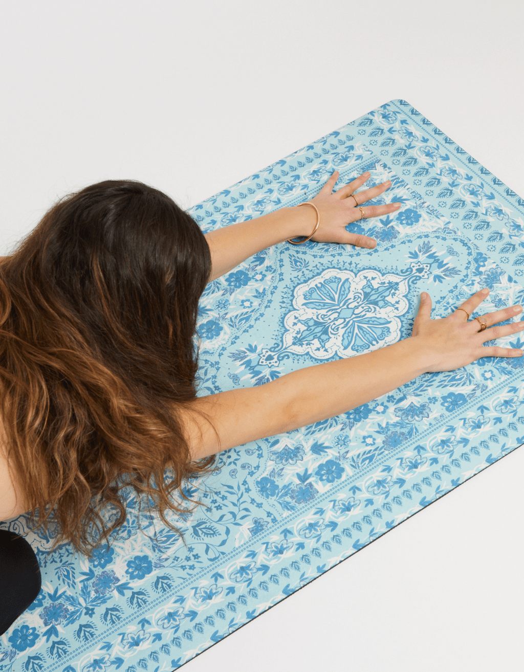 XL Salty Aqua Yoga Mat 6 mm - Yogi Peace Club - YOGA MAT