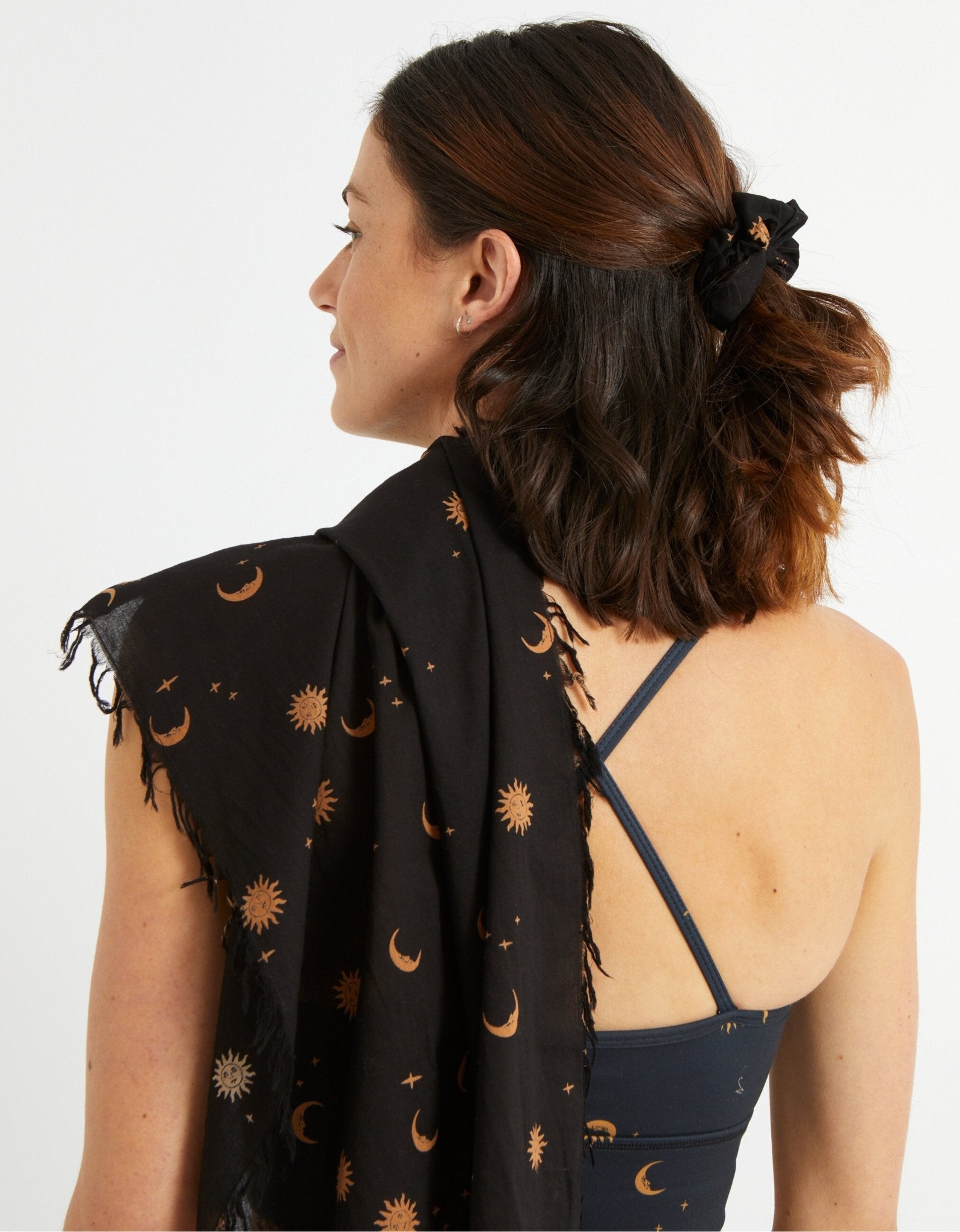 Yoga Scarf - Mystic Black - Yogi Peace Club - SARONG