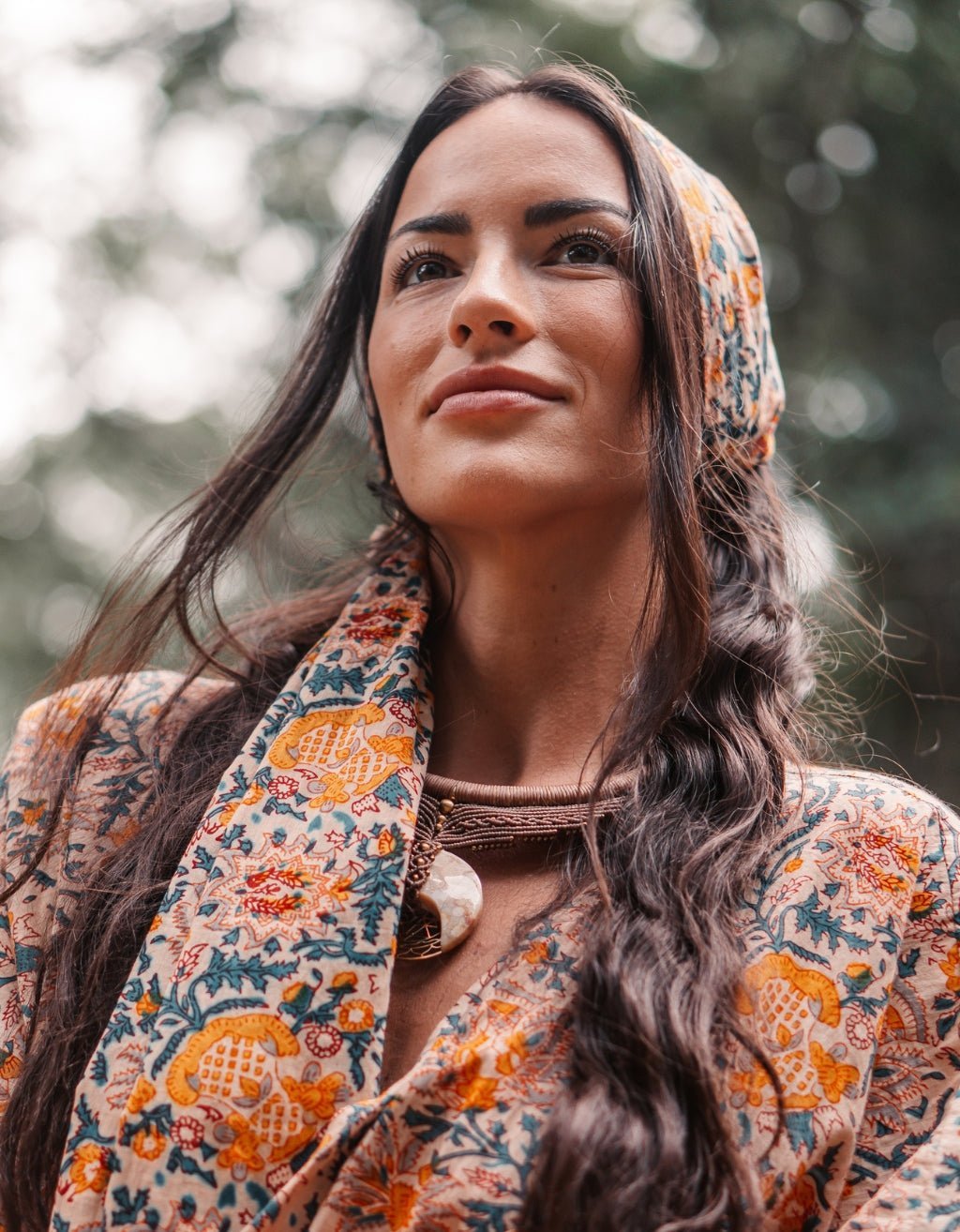 Yoga Scarf - Saffron - Yogi Peace Club - YOGA ACCESSORIES
