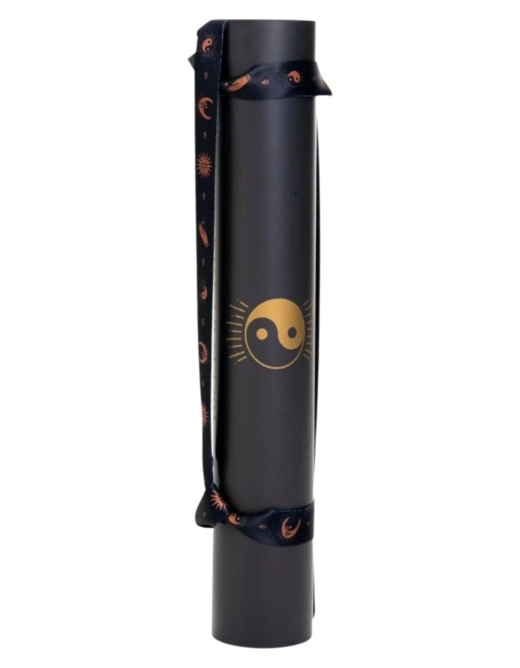 Deluxe Black + Gold Yoga Mat 5 mm