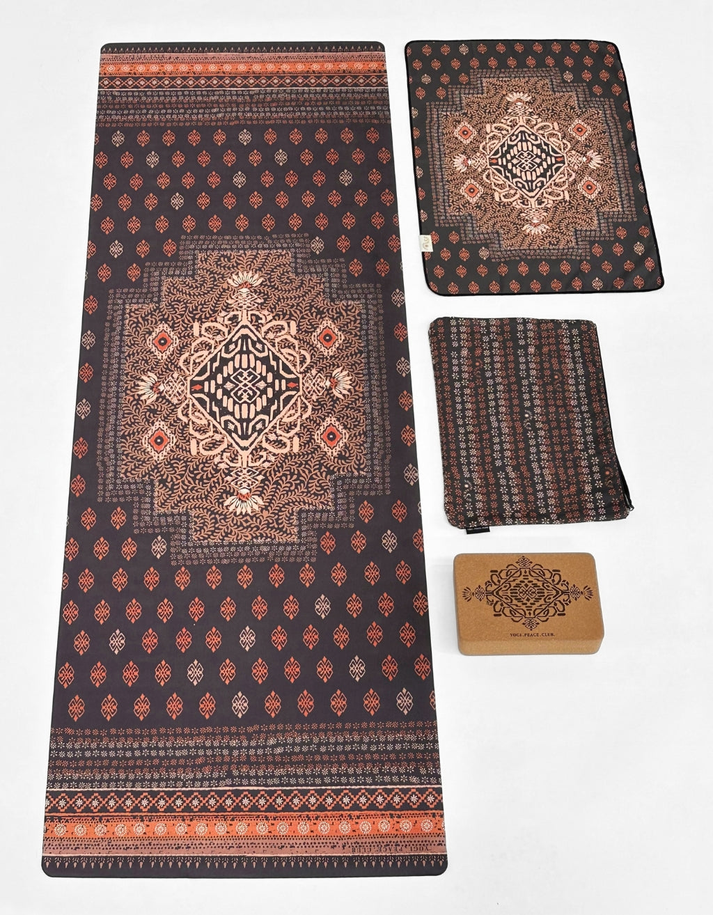 Travel Yoga Mat Bundle - Nomad 1 mm