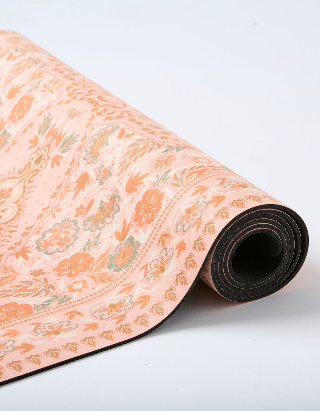Printed Yoga Mat Bundle - Salty Peach Printed 4mm