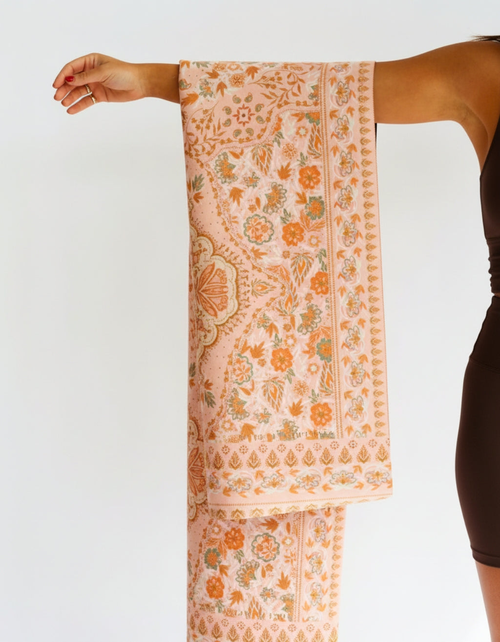 Travel Yoga Mat Salty Peach 1 mm