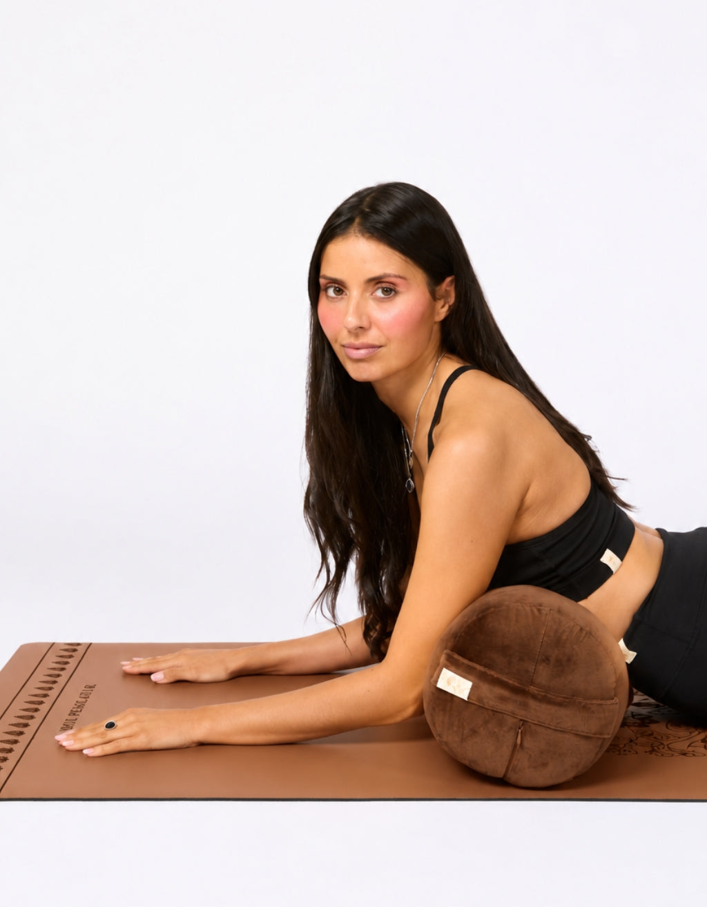 Deluxe 5 mm Velvet Yoga Bundle - Chai