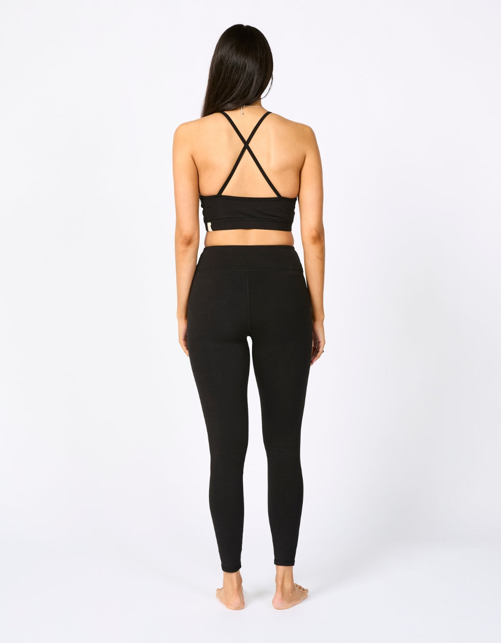 Bamboo Cotton Leggings - Black