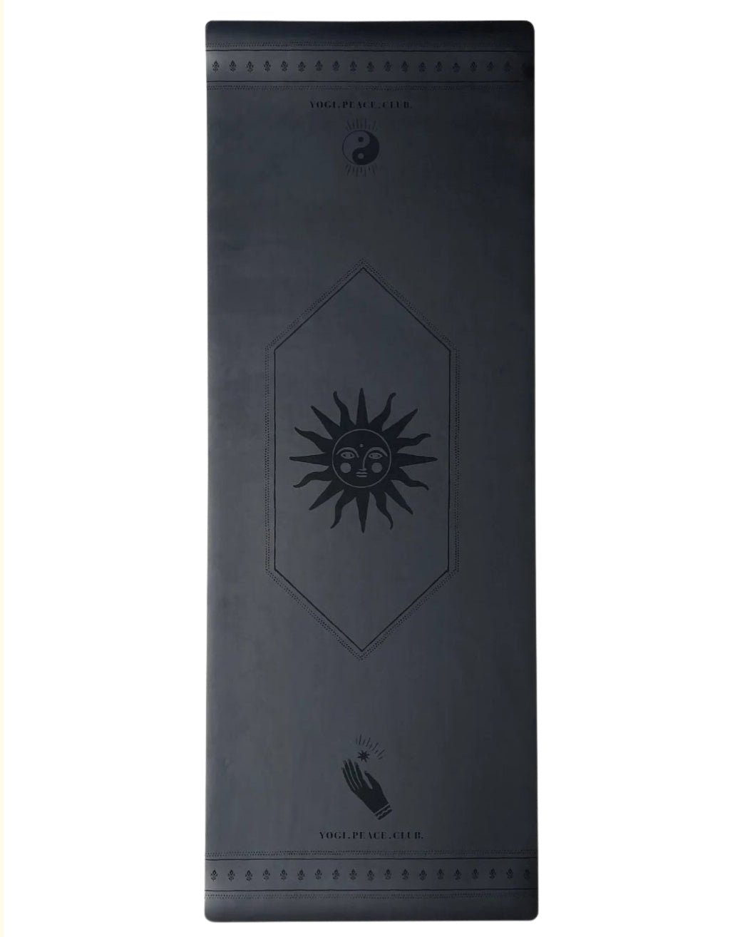 Deluxe Sun Black Yoga Mat 5 mm
