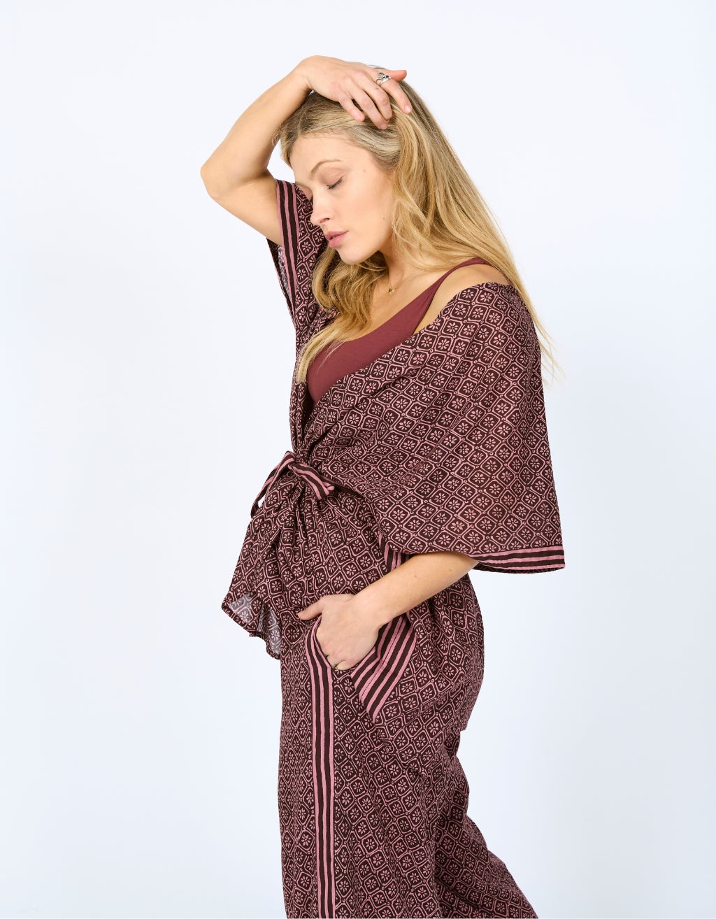 Cotton Yoga Kimono - Rani