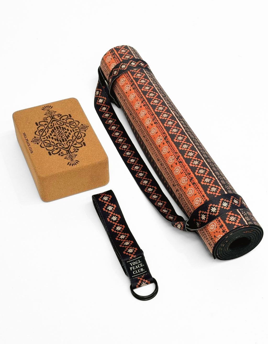 Printed Yoga Mat Bundle - Nomad Printed 4 mm