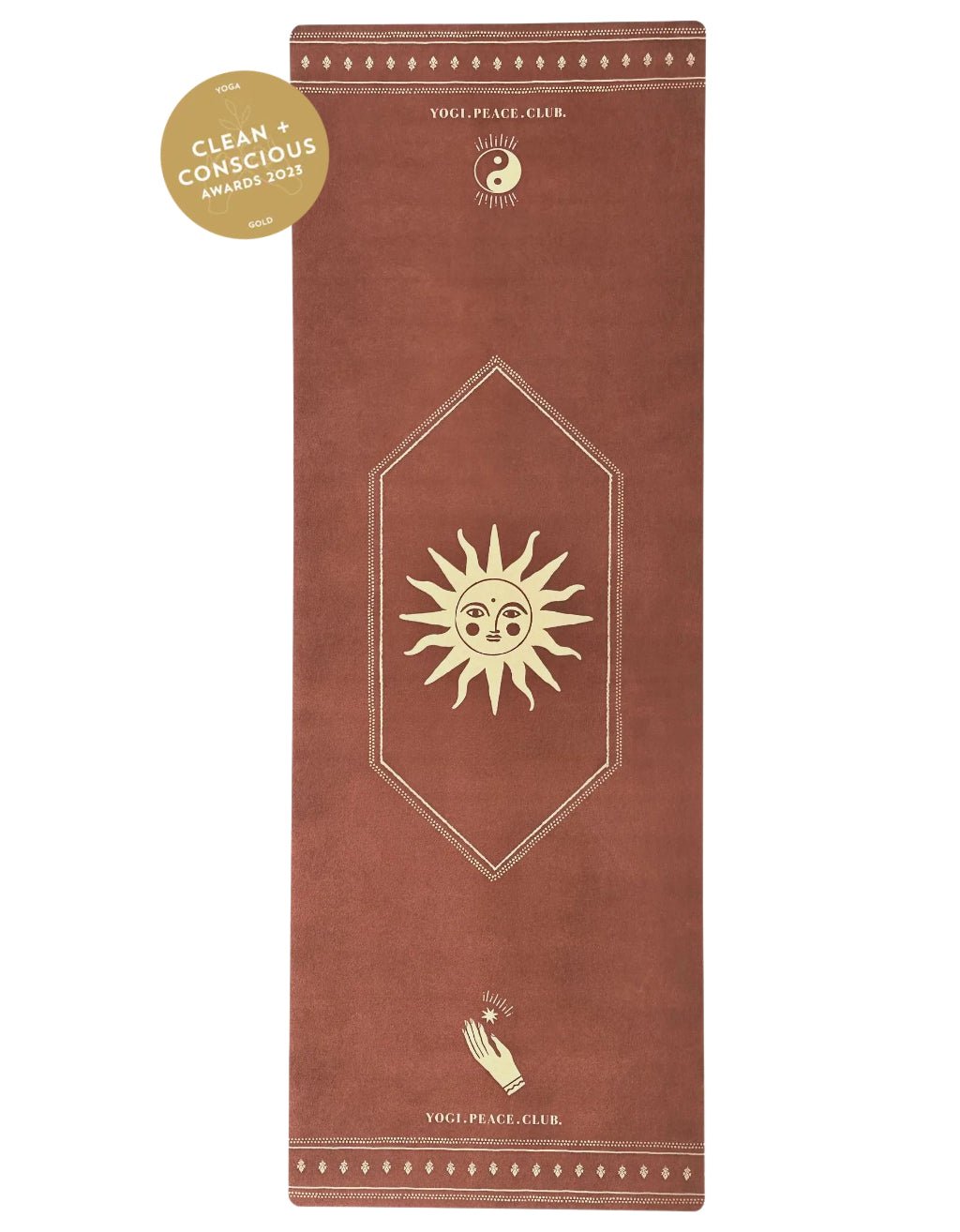 4 mm Ceremony Cinnamon Yoga Mat + Strap - Yogi Peace Club - Yoga Mat